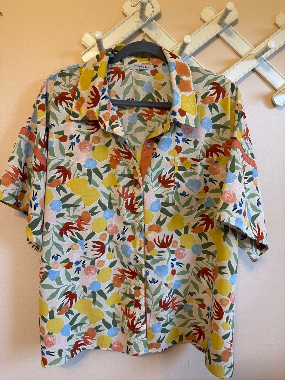 Polagram Multicolor Floral Button-Down Shirt